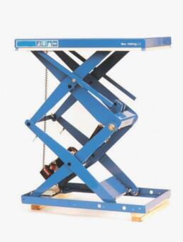 Mesas elevadoras de alto rendimiento de doble y triple tijera de altas prestaciones