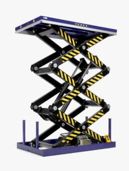 Mesa elevadora eléctrica de triple y cuadrúple tijera