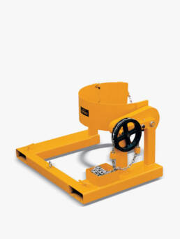 Volteador de bidones de 200lts para carretilla