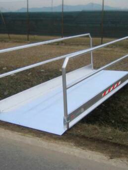 Pasarela de carga de aluminio para salvar zanjas y fosos