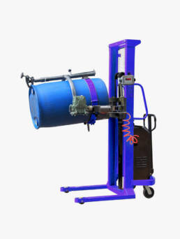 Posicionador de bidones semi-eléctrico