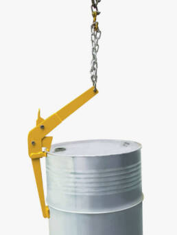 Pinza para la manipulación vertical de bidones