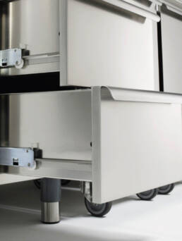 Accesorios para módulos en acero inoxidable