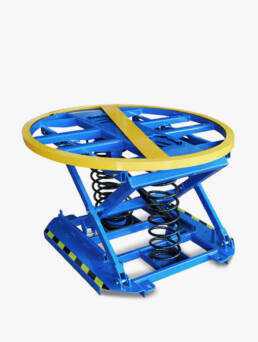 Mesa elevadora de tijera con muelles