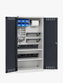 Armario con puertas batientes para taller Perfom 14040