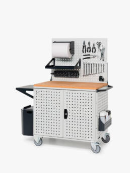 Carro de almacén y portaherramientas con puertas Clever Large 1029