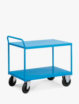 Carro de almacén con freno base y encimera de acero Combi