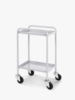 Carro de almacén sin frenos con base de acero Combi