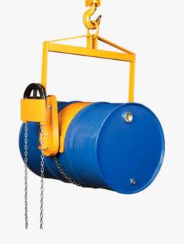 Volteador de barriles para grúa