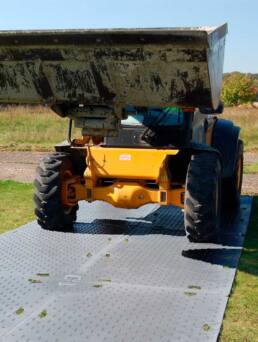Carretera temporal para vehículos