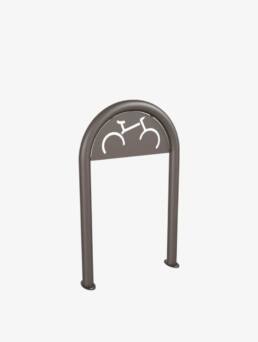 Aparcabicicletas en forma de U para exterior